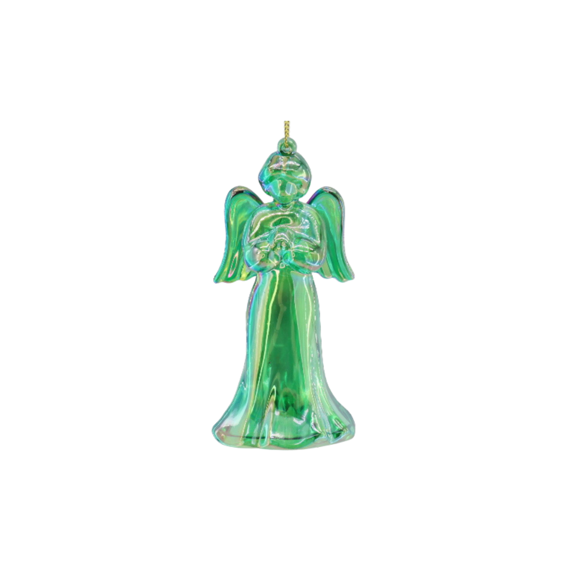 HOUSEVITAMIN DECORATIEVE ENGEL KUNSTSTOF GROEN 11 CM