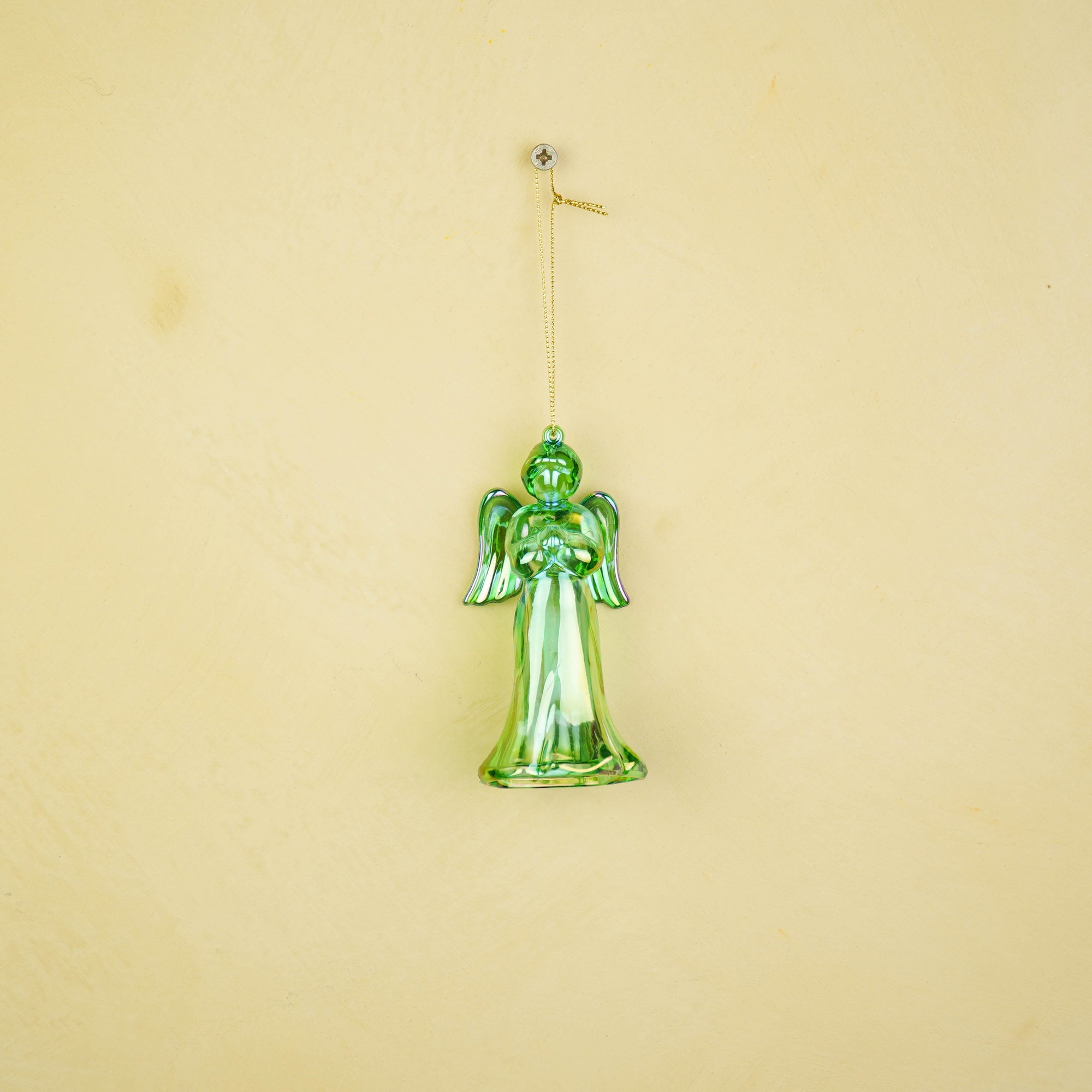HOUSEVITAMIN DECORATIEVE ENGEL KUNSTSTOF GROEN 11 CM