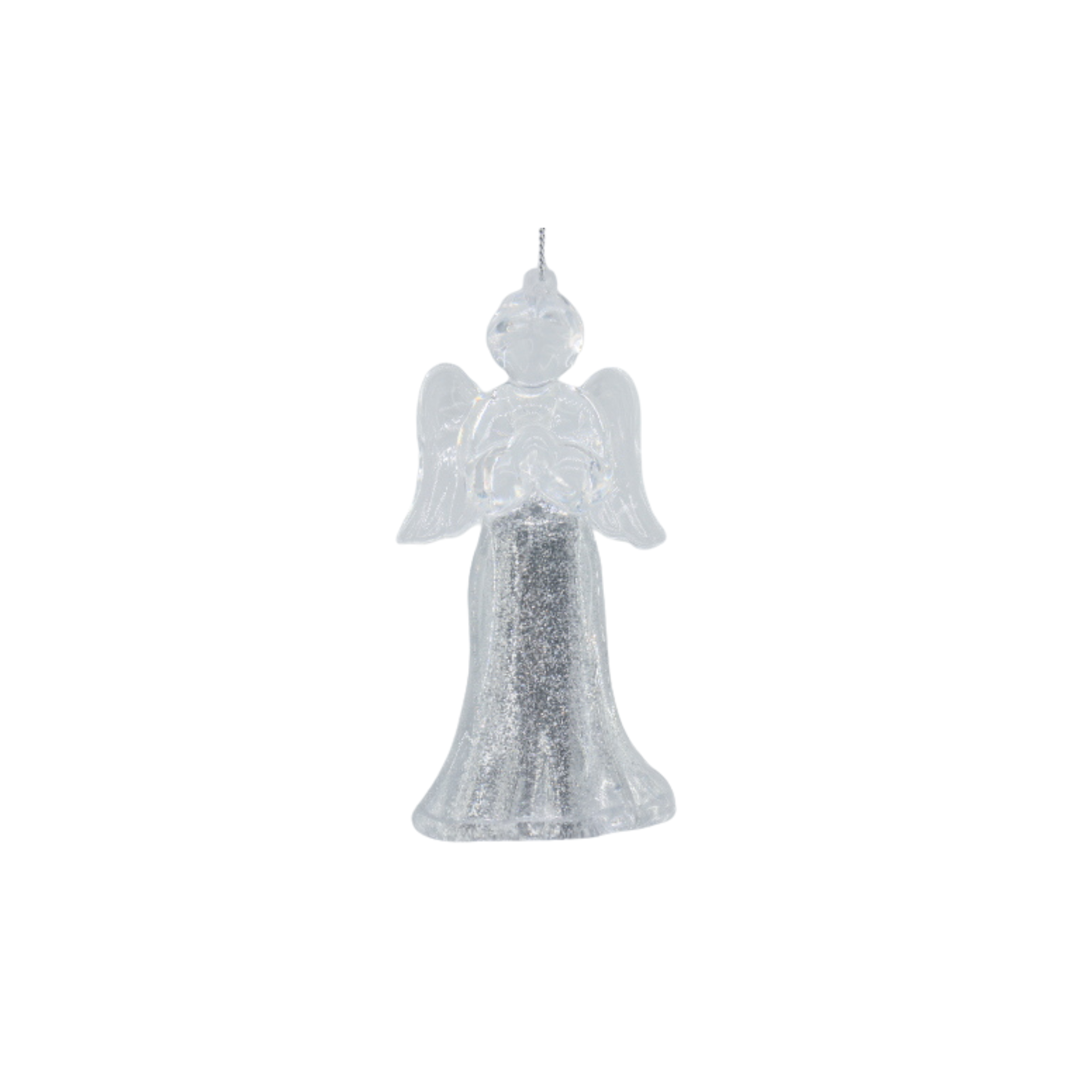 HOUSEVITAMIN DECORATIEVE ENGEL KUNSTSTOF ZILVER 11 CM