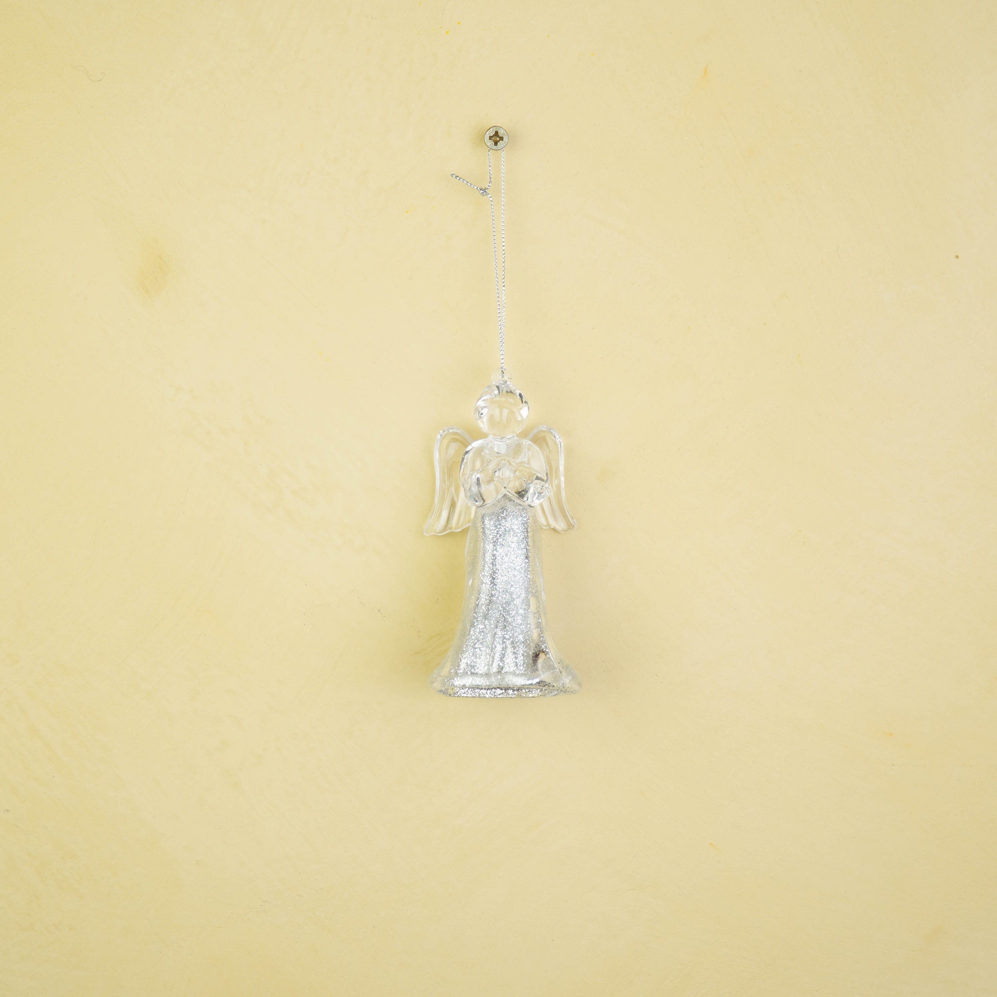 HOUSEVITAMIN DECORATIEVE ENGEL KUNSTSTOF ZILVER 11 CM