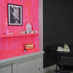 HOUSEVITAMIN LED SNOEPHUISJE POLYRESIN ROZE 13 × 13 × 18,5 CM