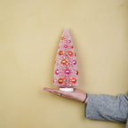 HOUSEVITAMIN DECORATIEVE KERSTBOOM SISAL/KUNSTSTOF ROZE 31 CM