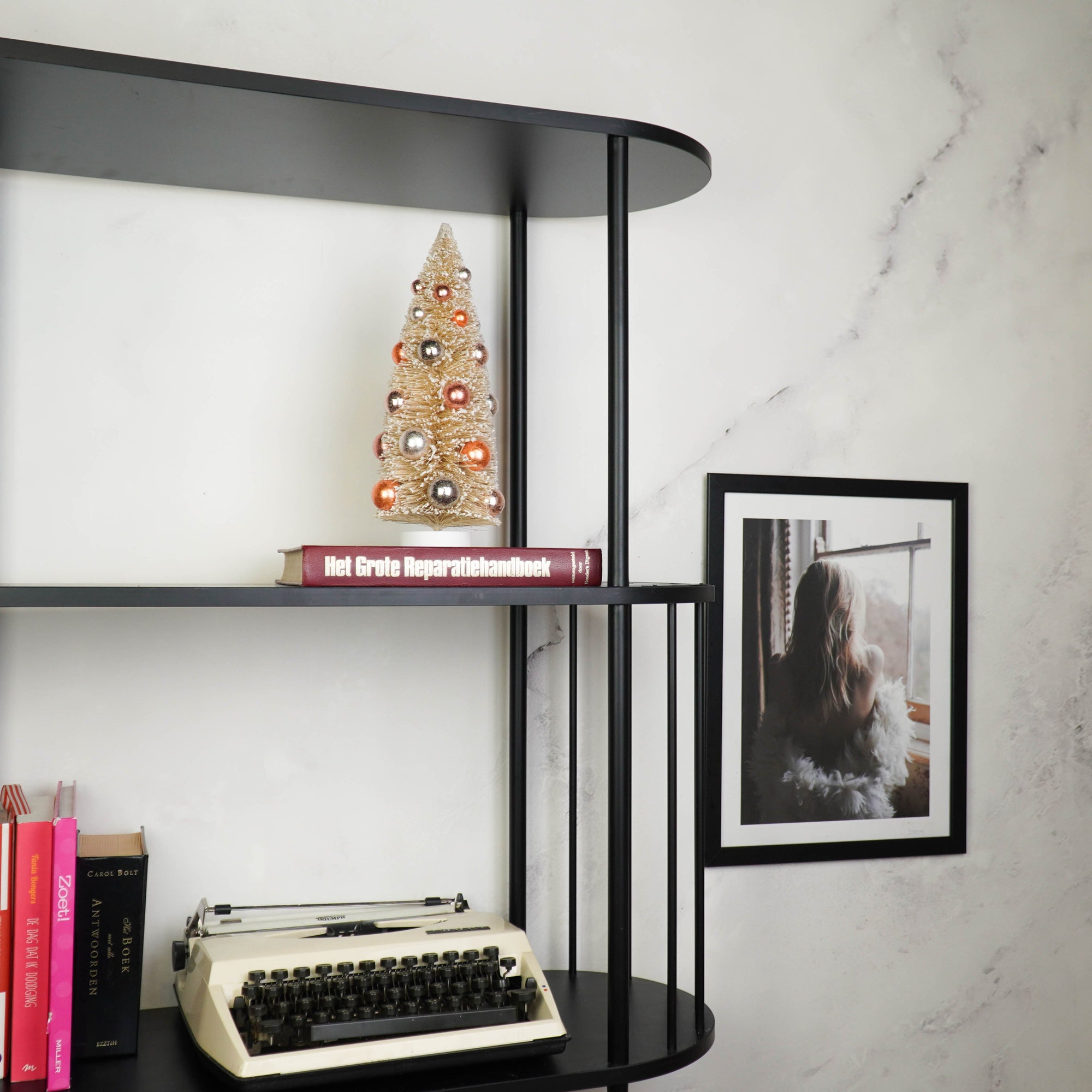 HOUSEVITAMIN DECORATIEVE KERSTBOOM SISAL/KUNSTSTOF TAUPE 31 CM