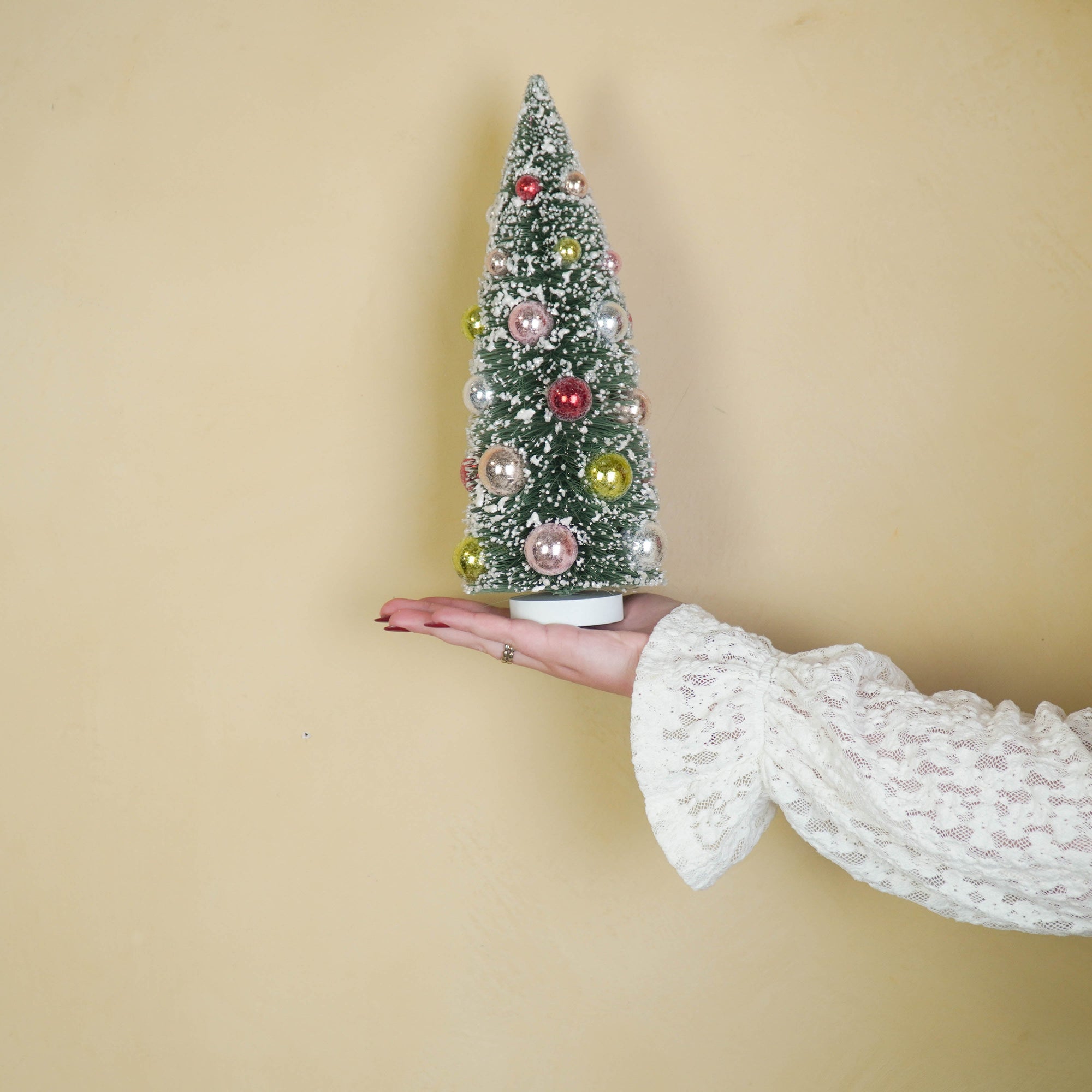 HOUSEVITAMIN DECORATIEVE KUNSTKERSTBOOM GROEN/MULTICOLOR 30 CM