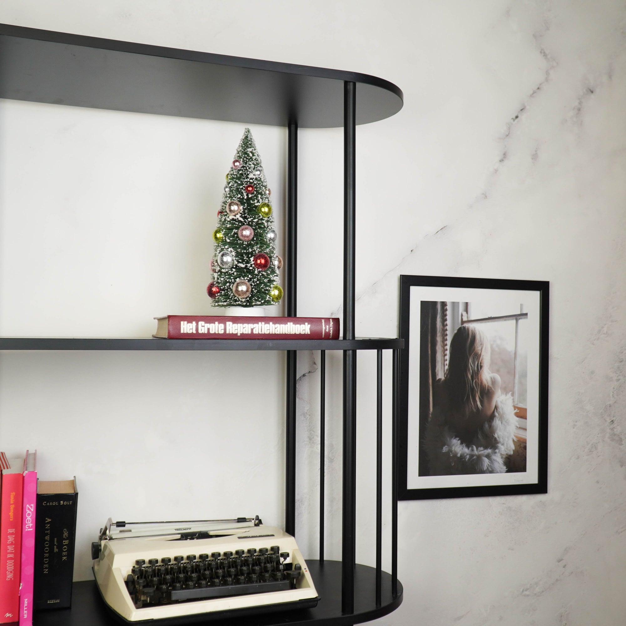 HOUSEVITAMIN DECORATIEVE KUNSTKERSTBOOM GROEN/MULTICOLOR 30 CM
