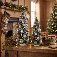 HOUSEVITAMIN DECORATIEVE KUNSTKERSTBOOM GROEN/MULTICOLOR 23 CM