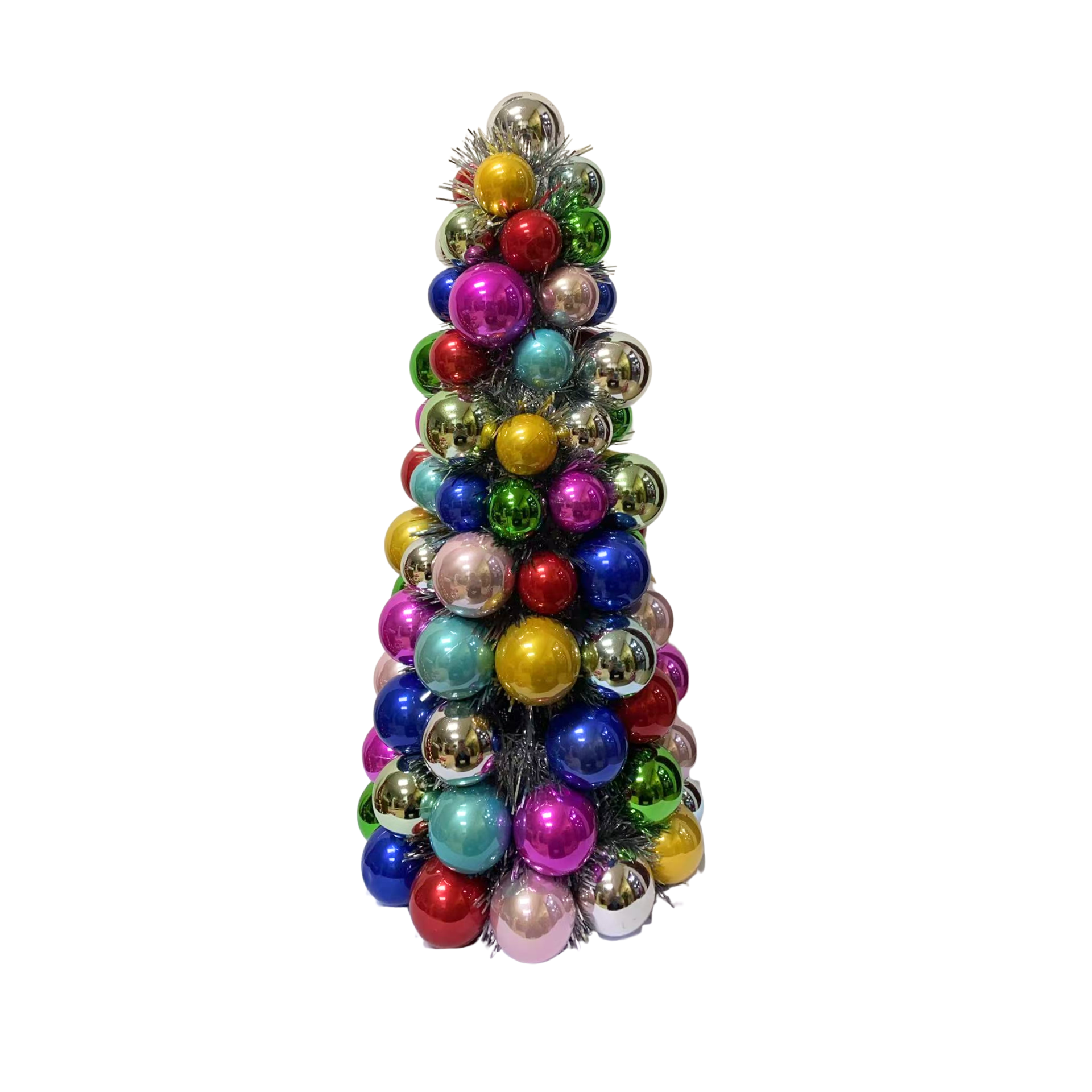 HOUSEVITAMIN DECORATIEVE KERSTBOOM KERSTBALLEN MULTICOLOR 41 CM