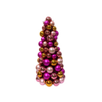 HOUSEVITAMIN DECORATIEVE KERSTBOOM KUNSTSTOF ROZE/ORANJE 41 CM