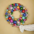 HOUSEVITAMIN KERSTKRANS KERSTBALLEN KUNSTSTOF MULTICOLOR 34 CM