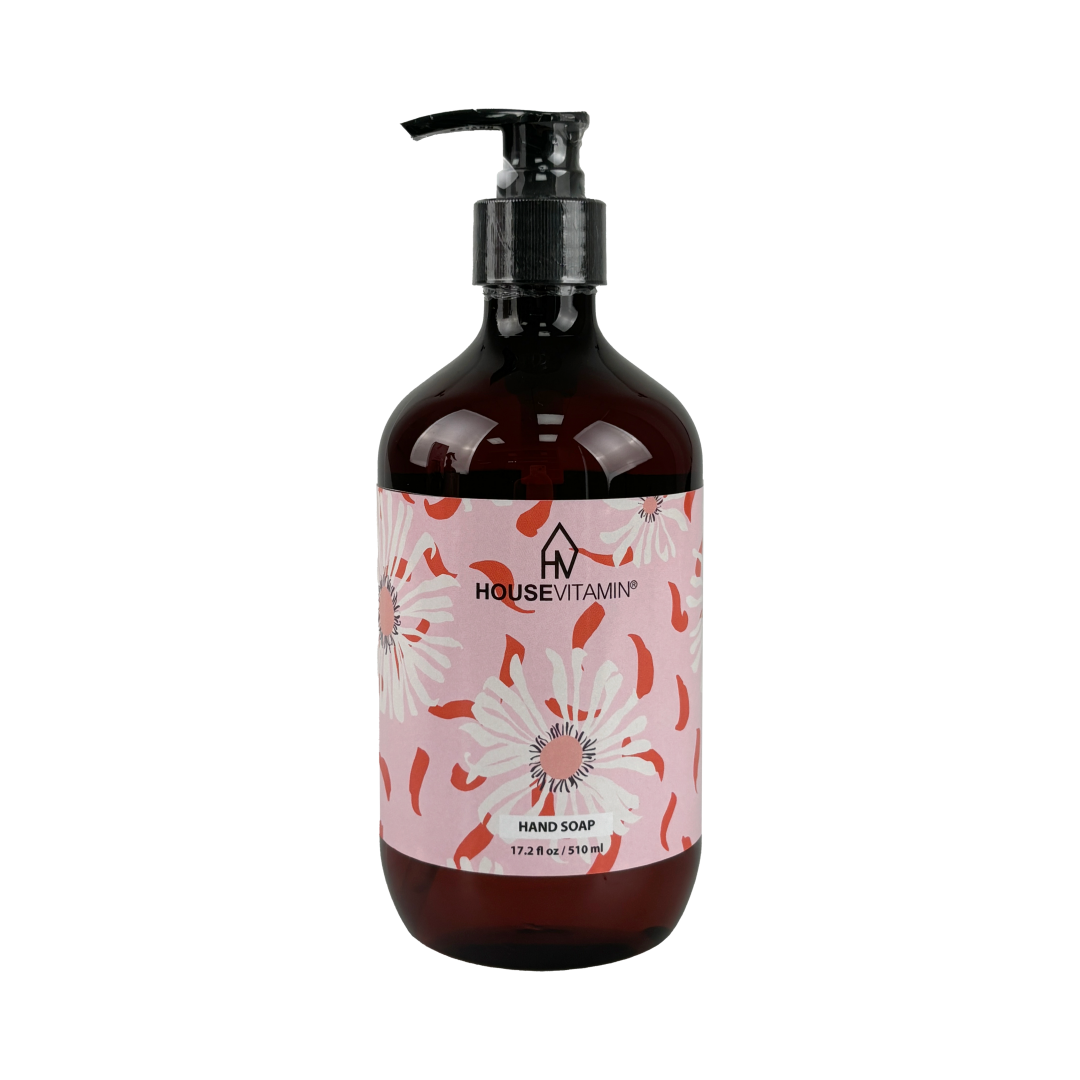HOUSEVITAMIN HANDZEEP VEGAN PEONY BLUSH 530 ML