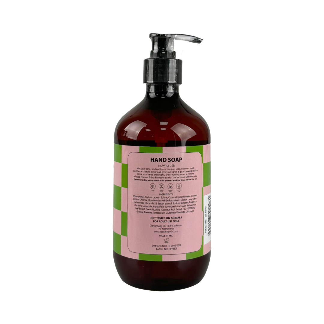 HOUSEVITAMIN HANDZEEP VEGAN CUCUMBER 530 ML