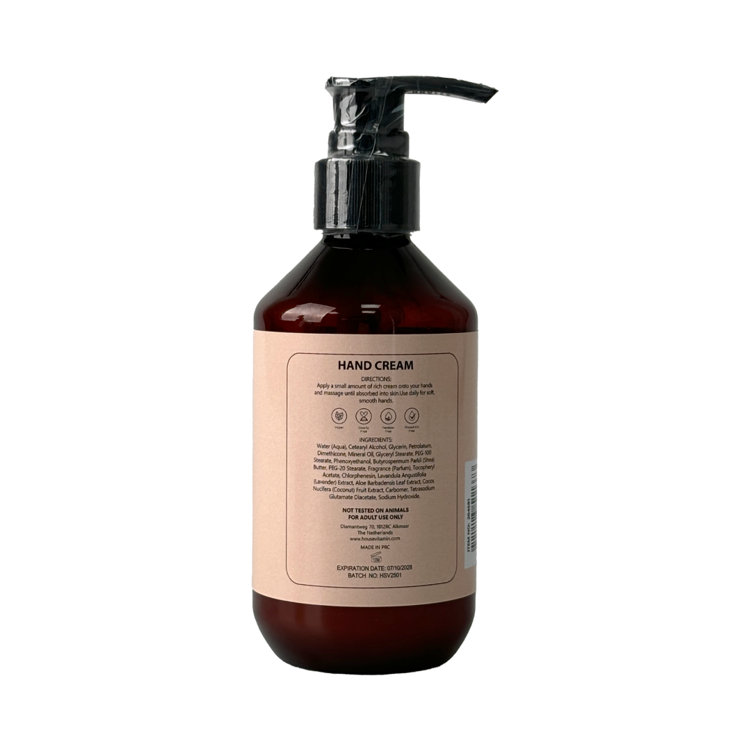 HOUSEVITAMIN HANDCRÈME VEGAN AMBER 150 ML