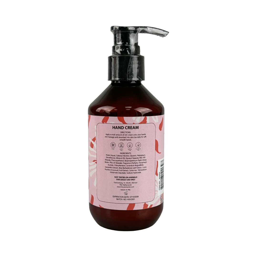 HOUSEVITAMIN HANDCRÈME VEGAN PEONY BLUSH 150 ML