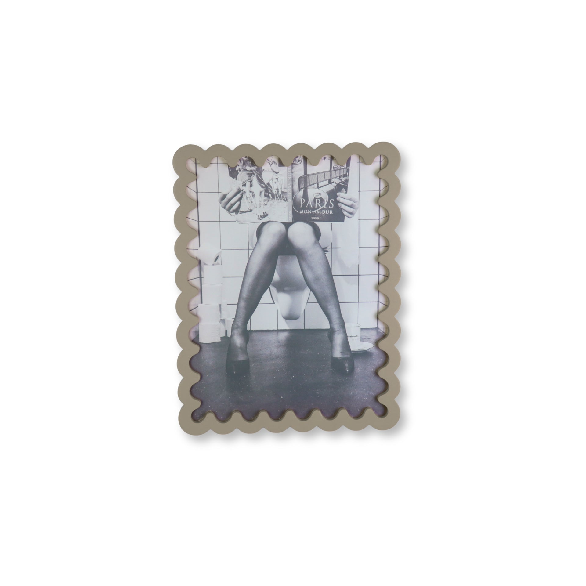 HOUSEVITAMIN FOTOLIJST WAVEY MDF TAUPE 24 × 33 CM