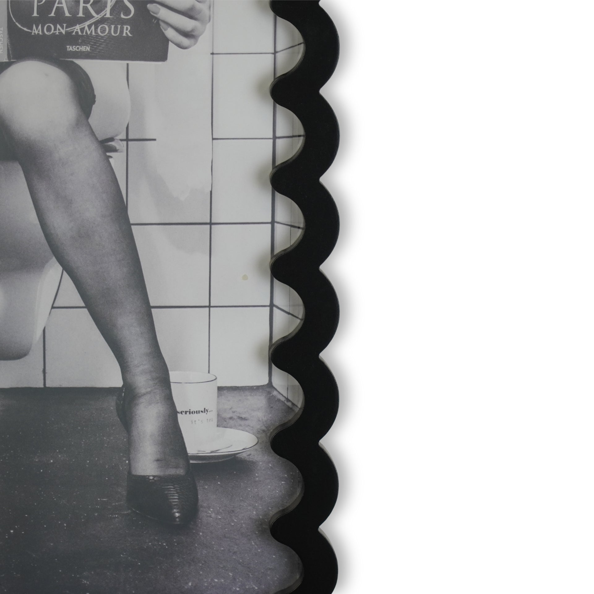 HOUSEVITAMIN FOTOLIJST WAVEY MDF ZWART 33 X 43 CM