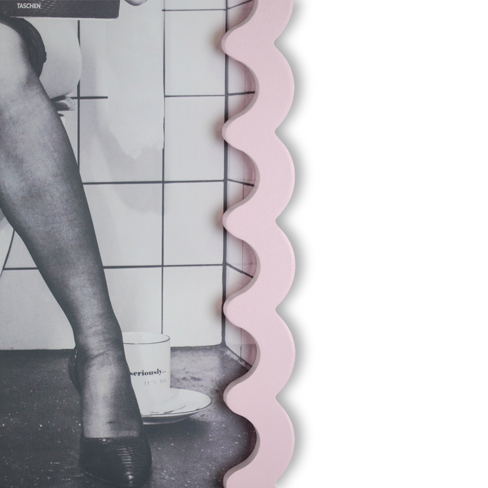 HOUSEVITAMIN FOTOLIJST WAVEY MDF LICHTROZE 33 × 43 CM