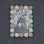 HOUSEVITAMIN FOTOLIJST BUBBLES MDF ZAND/TAUPE 18,5 × 13,5 CM