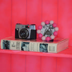 HOUSEVITAMIN FOTOLIJST BUBBLES MDF LICHTROZE/NEONROZE 14,5 CM