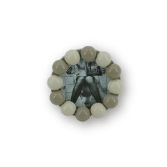 HOUSEVITAMIN FOTOLIJST BUBBLES MDF ZAND/TAUPE 14,5 CM