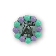HOUSEVITAMIN FOTOLIJST BUBBLES MDF LILA/MINT 14,5 CM