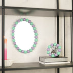 HOUSEVITAMIN FOTOLIJST BUBBLES MDF LILA/MINT 14,5 CM