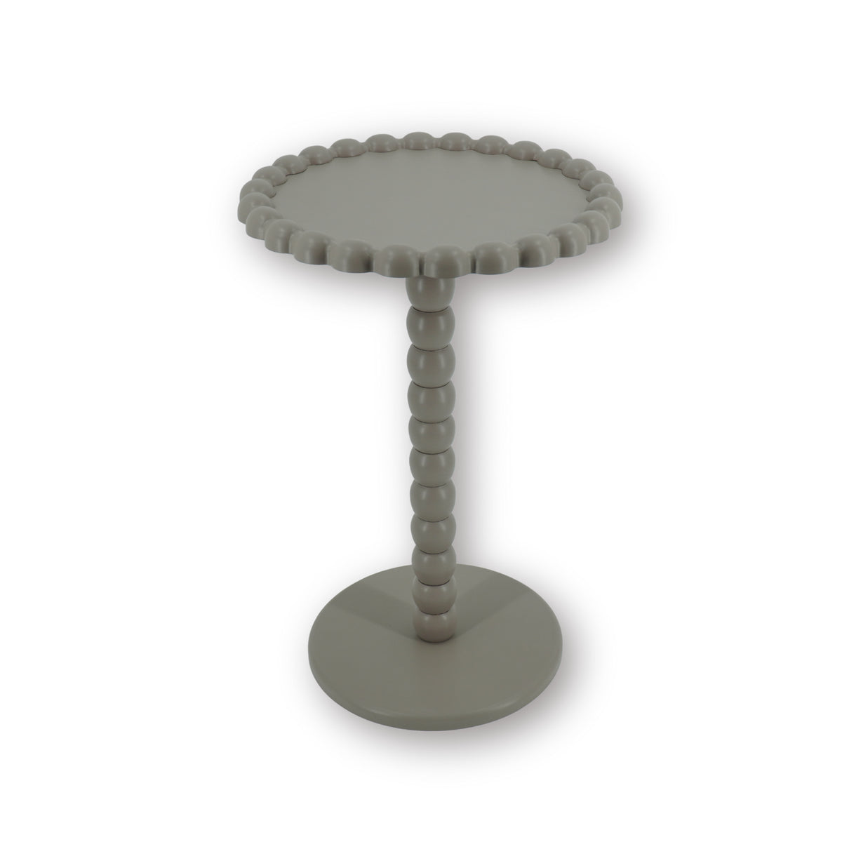 HOUSEVITAMIN RONDE BIJZETTAFEL MDF TAUPE Ø38 × 55 CM