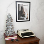 HOUSEVITAMIN DECORATIEVE KERSTBOOM DISCO KUNSTSTOF ZILVER 42 CM