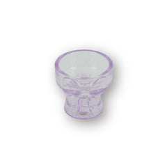 HOUSEVITAMIN KAARSENHOUDER BOW GLAS LILA 7,5 CM