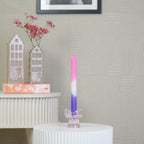 HOUSEVITAMIN KAARSEN- & THEELICHTHOUDER BOW GLAS ROZE 7,5 CM