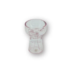 HOUSEVITAMIN KAARSEN- & THEELICHTHOUDER BOW GLAS ROZE 9,5 CM