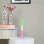 HOUSEVITAMIN KANDELAAR BOW GLAS LILA 9,5 CM