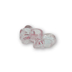 HOUSEVITAMIN KANDELAAR BOW GLAS ROZE 9,5 CM