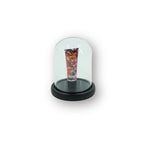 HOUSEVITAMIN DECORATIEVE STOLP GLAS/HOUT ZWART 15 CM