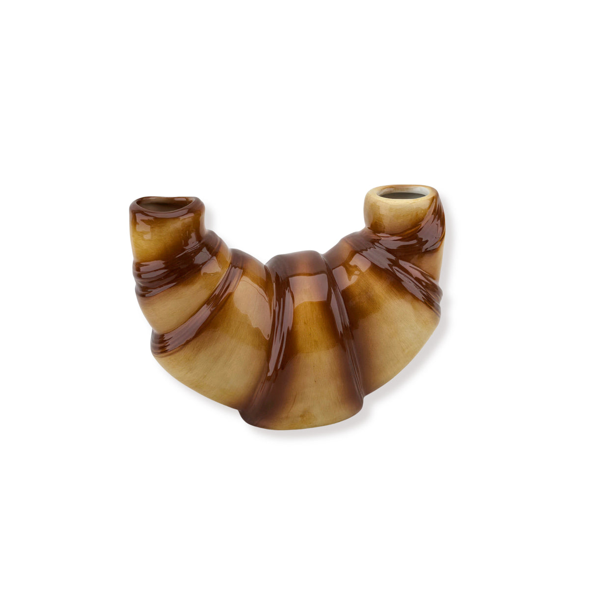 HOUSEVITAMIN VAAS CROISSANT BRUIN 20 CM
