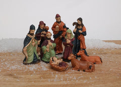 Kerststal Figuren - 9 Stuks - 8 Cm