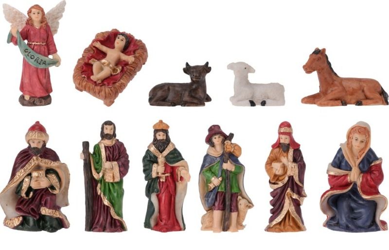 Kerststal Figuren - 11 Stuks - 10 Cm