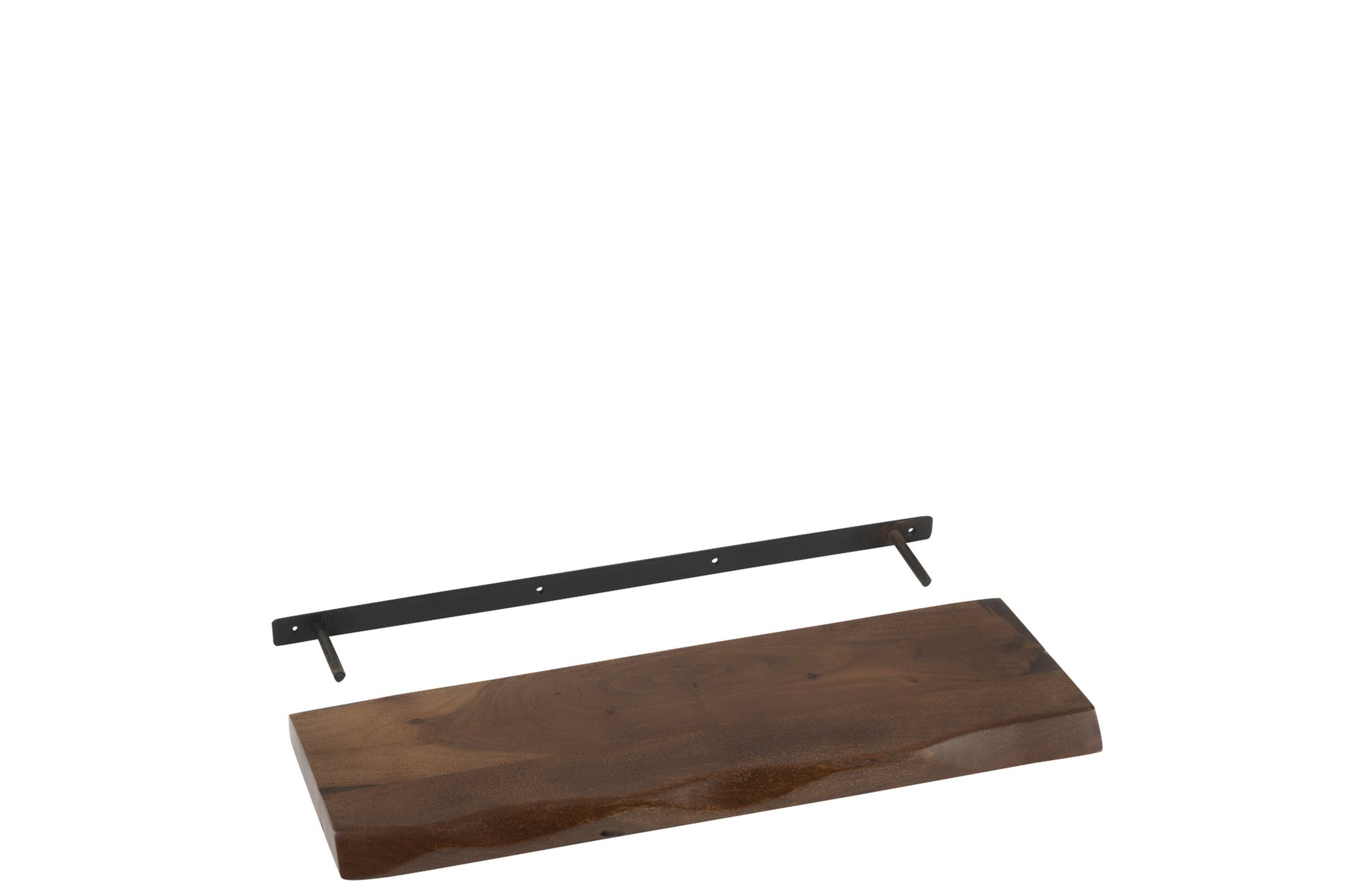 J-LINE WANDPLANK GERARD ACACIAHOUT BRUIN SMALL 70X28 CM - Tuincentrum Lopik