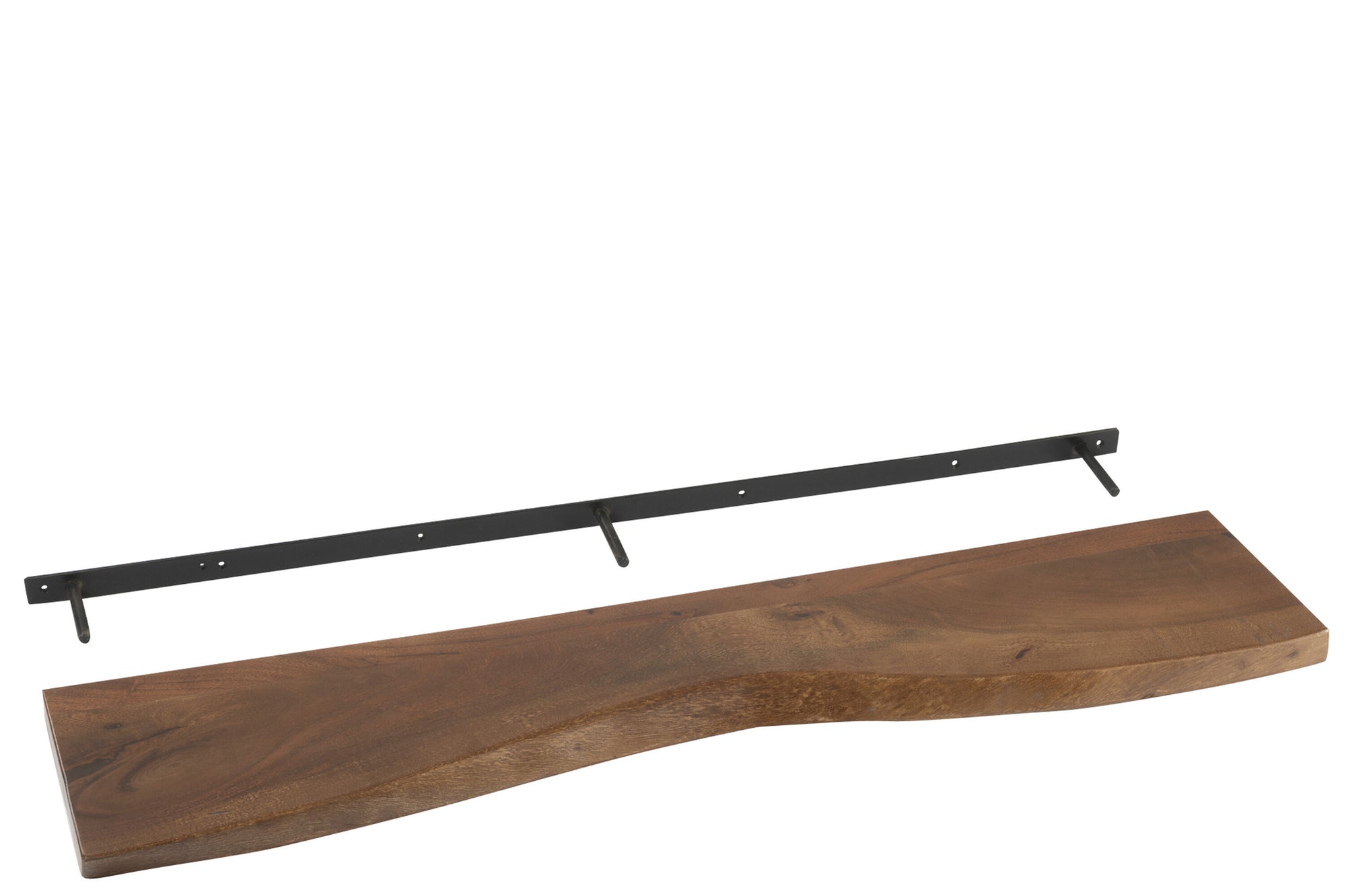 J-LINE WANDPLANK GERARD ACACIAHOUT BRUIN LARGE 115X27 CM - Tuincentrum Lopik