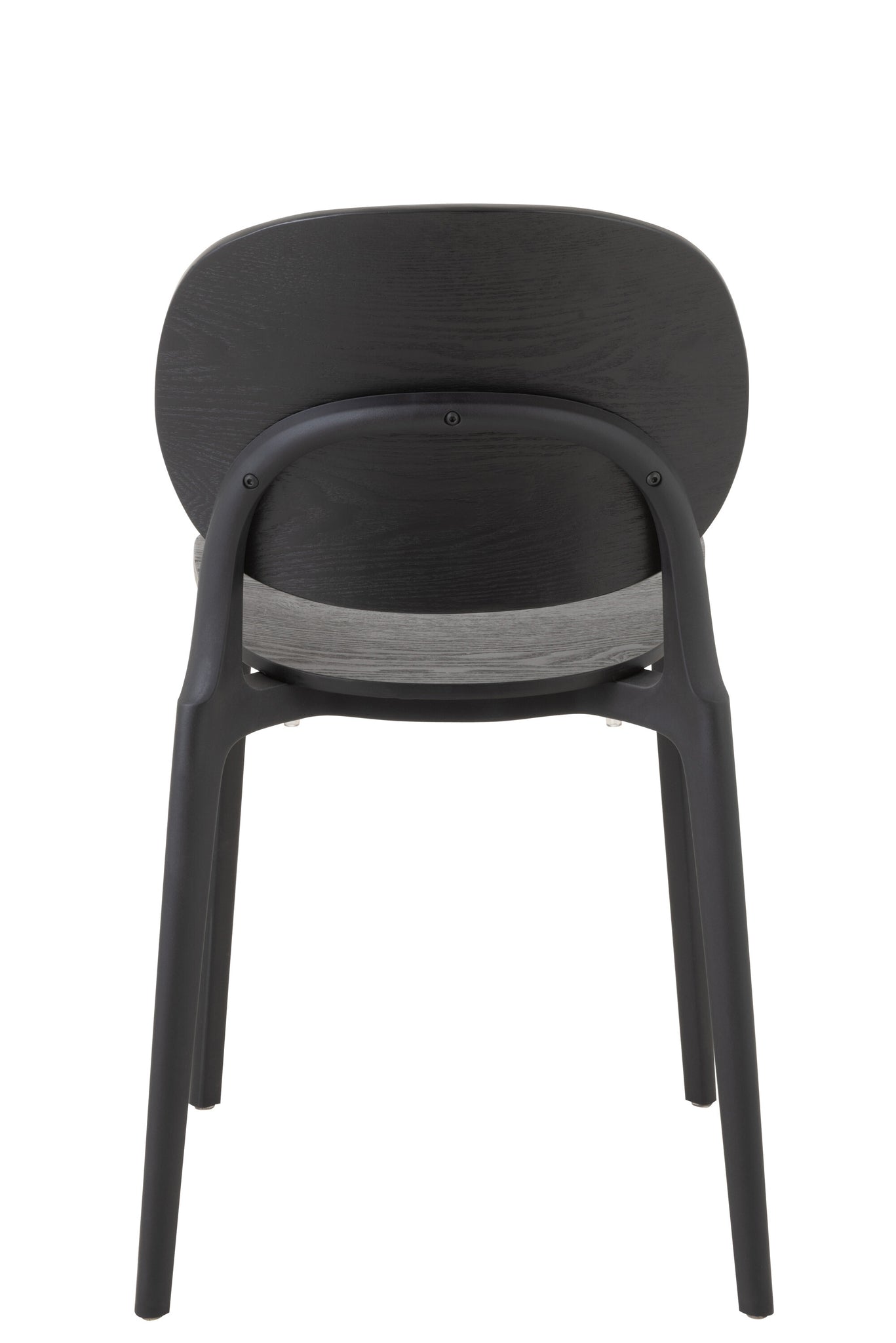 Stoel Basic polyester/fineer zwart - Tuincentrum Lopik