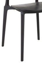 Stoel Basic polyester/fineer zwart - Tuincentrum Lopik