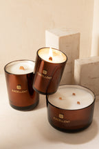 Scented Candle Excellent Siberia Fir Brown Large-40U - Tuincentrum Lopik