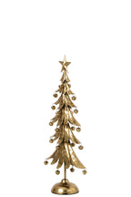 J-LINE DECORATIEVE KERSTBOOM IJZER GOUD KLEIN 56 CM