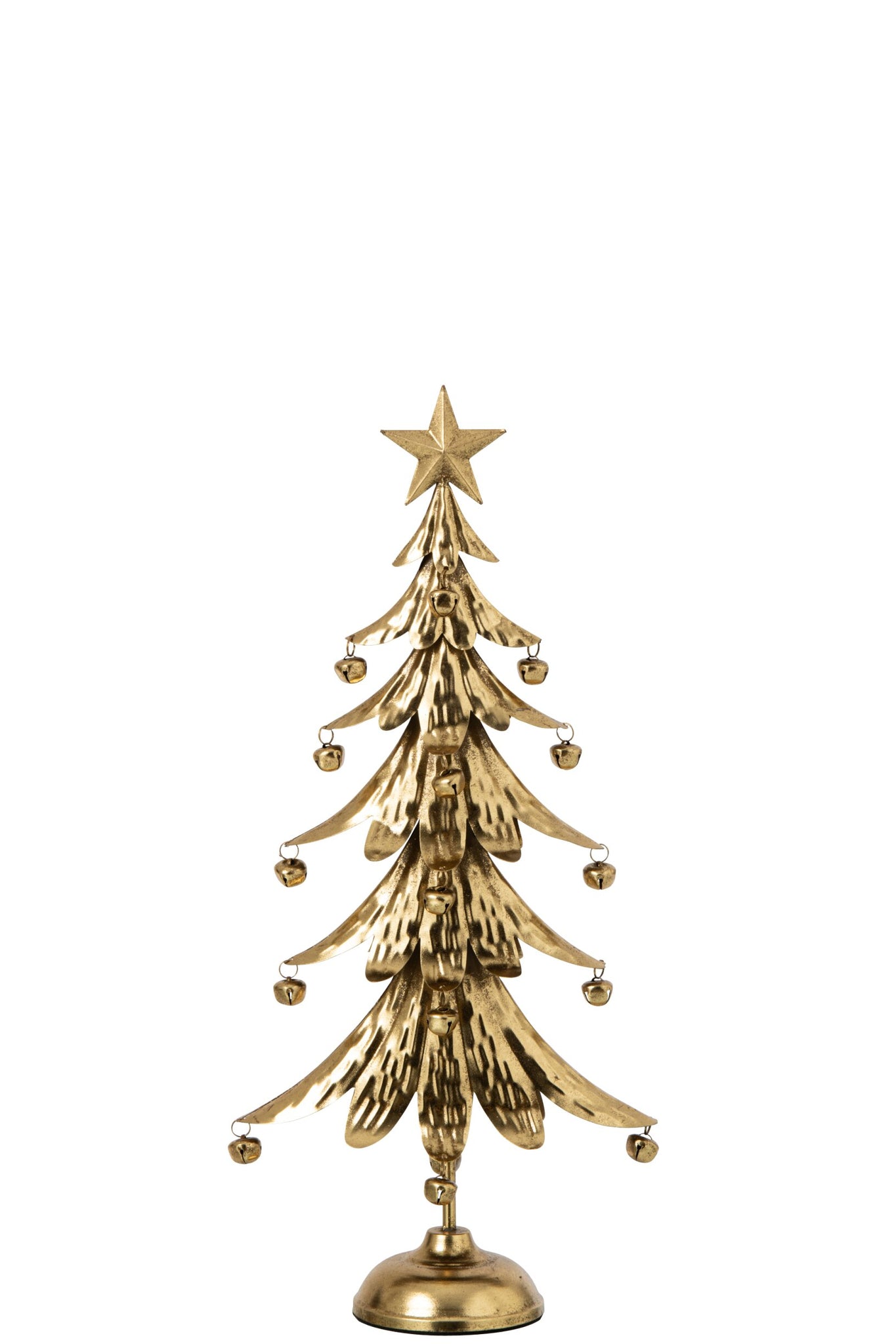 J-LINE DECORATIEVE KERSTBOOM IJZER GOUD KLEIN 56 CM