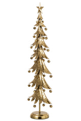 J-Line decoratieve kerstboom ijzer goud large 78,5 cm