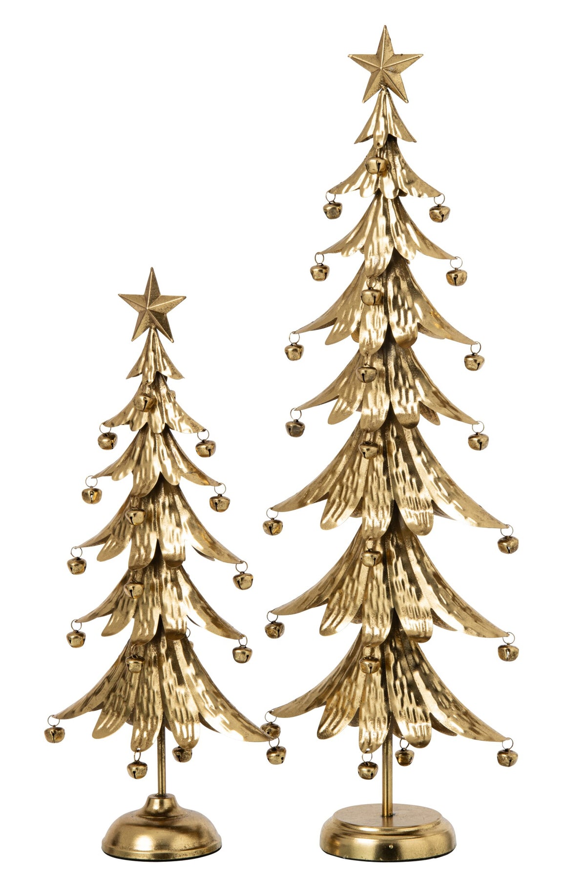 J-Line decoratieve kerstboom ijzer goud large 78,5 cm