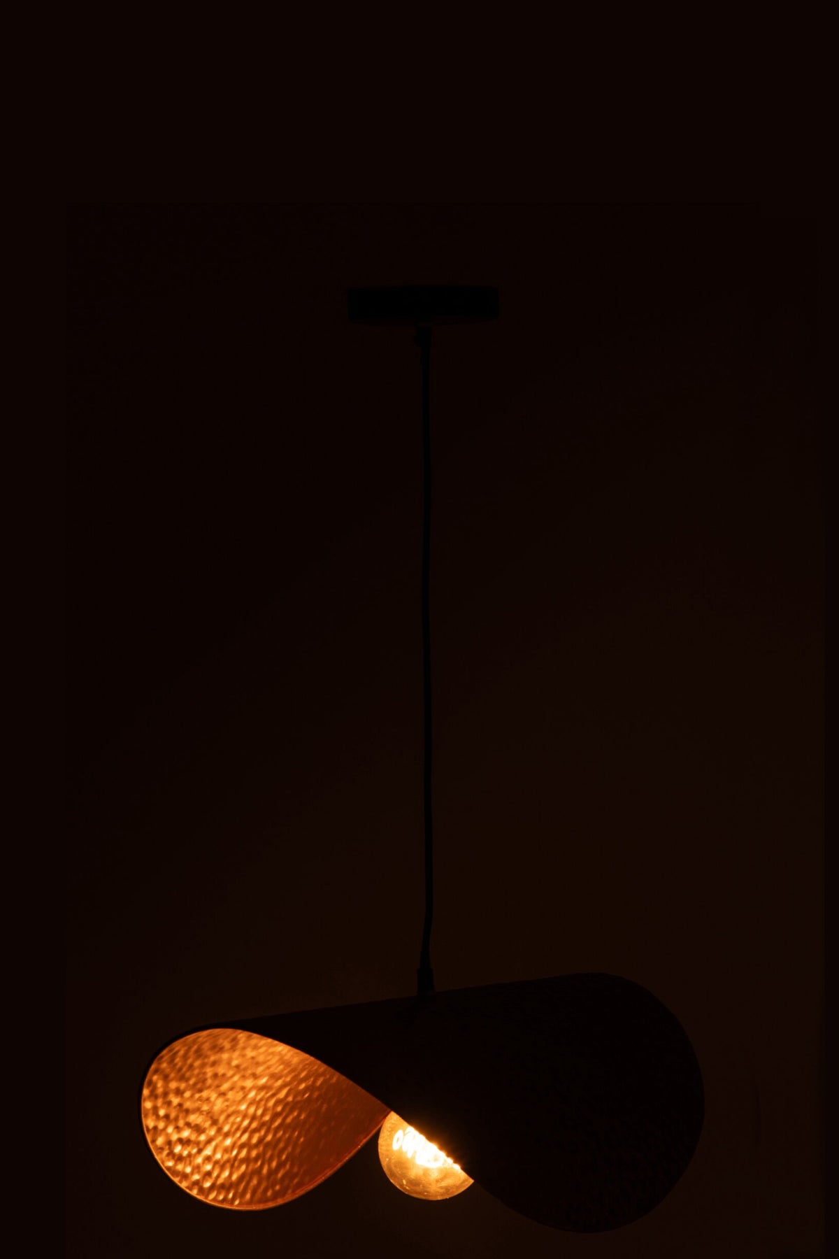 J-LINE HANGLAMP METAAL GOUD KLEIN 51 CM
