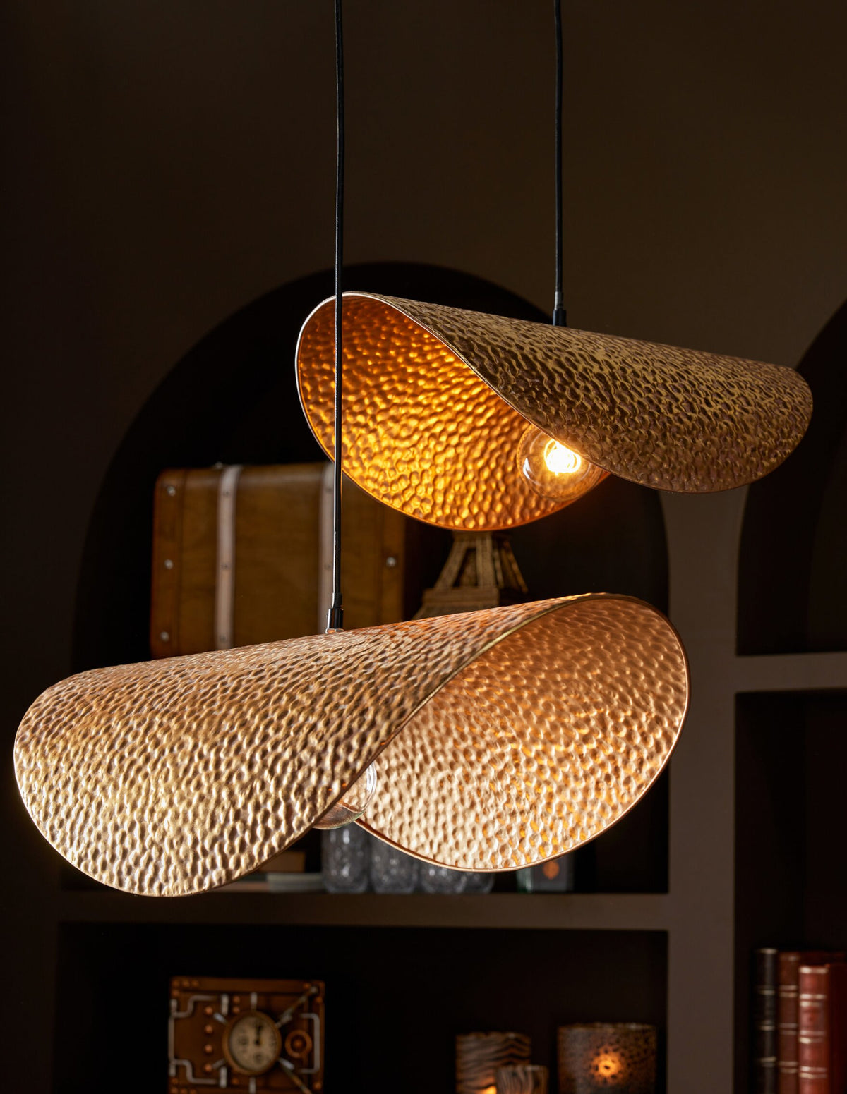 J-LINE HANGLAMP METAAL GOUD KLEIN 51 CM