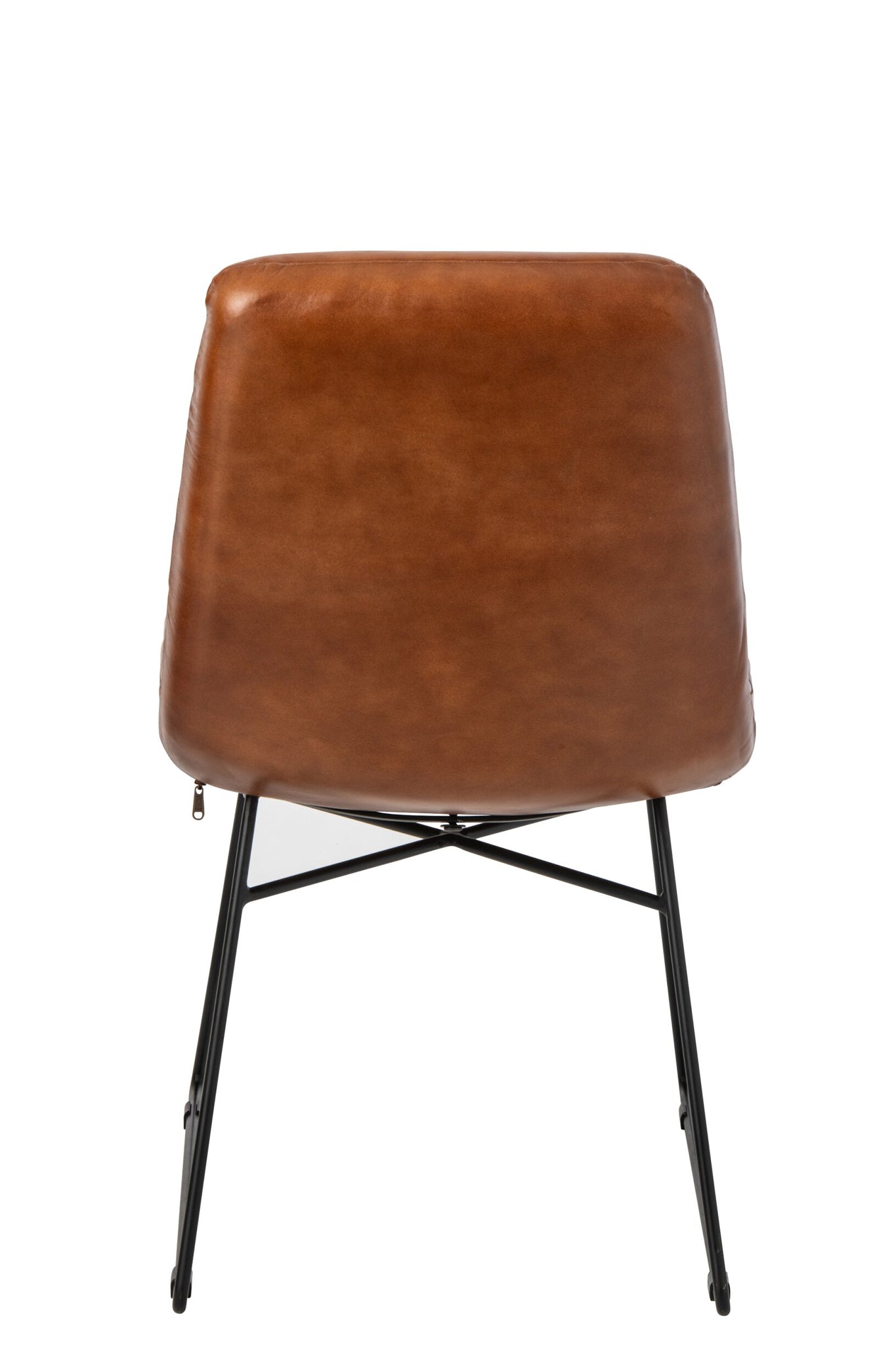 J-LINE EETKAMERSTOEL LEER CAMEL