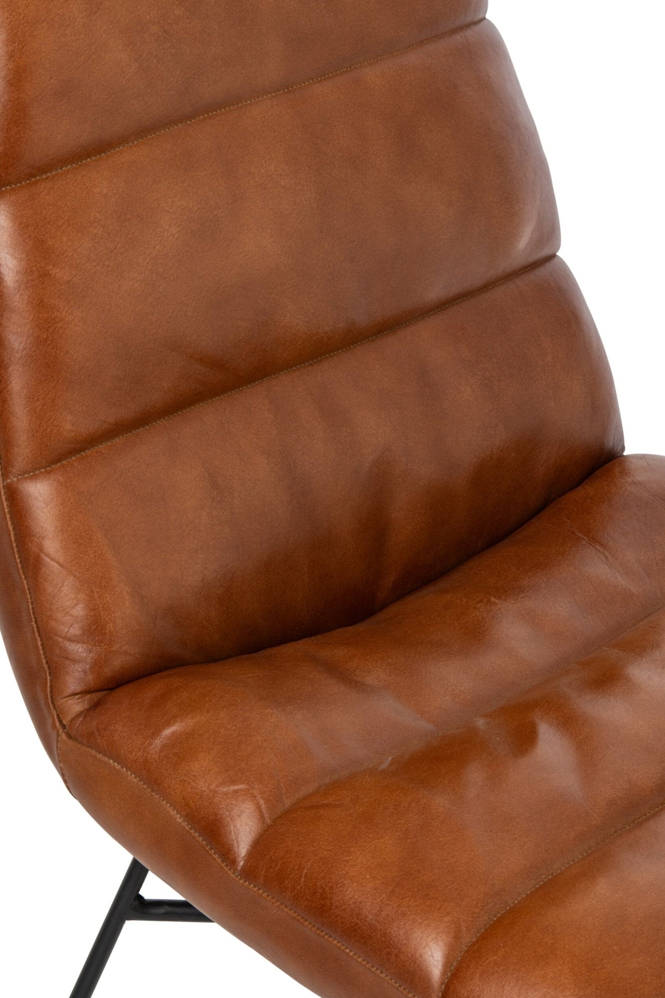 J-LINE EETKAMERSTOEL LEER CAMEL