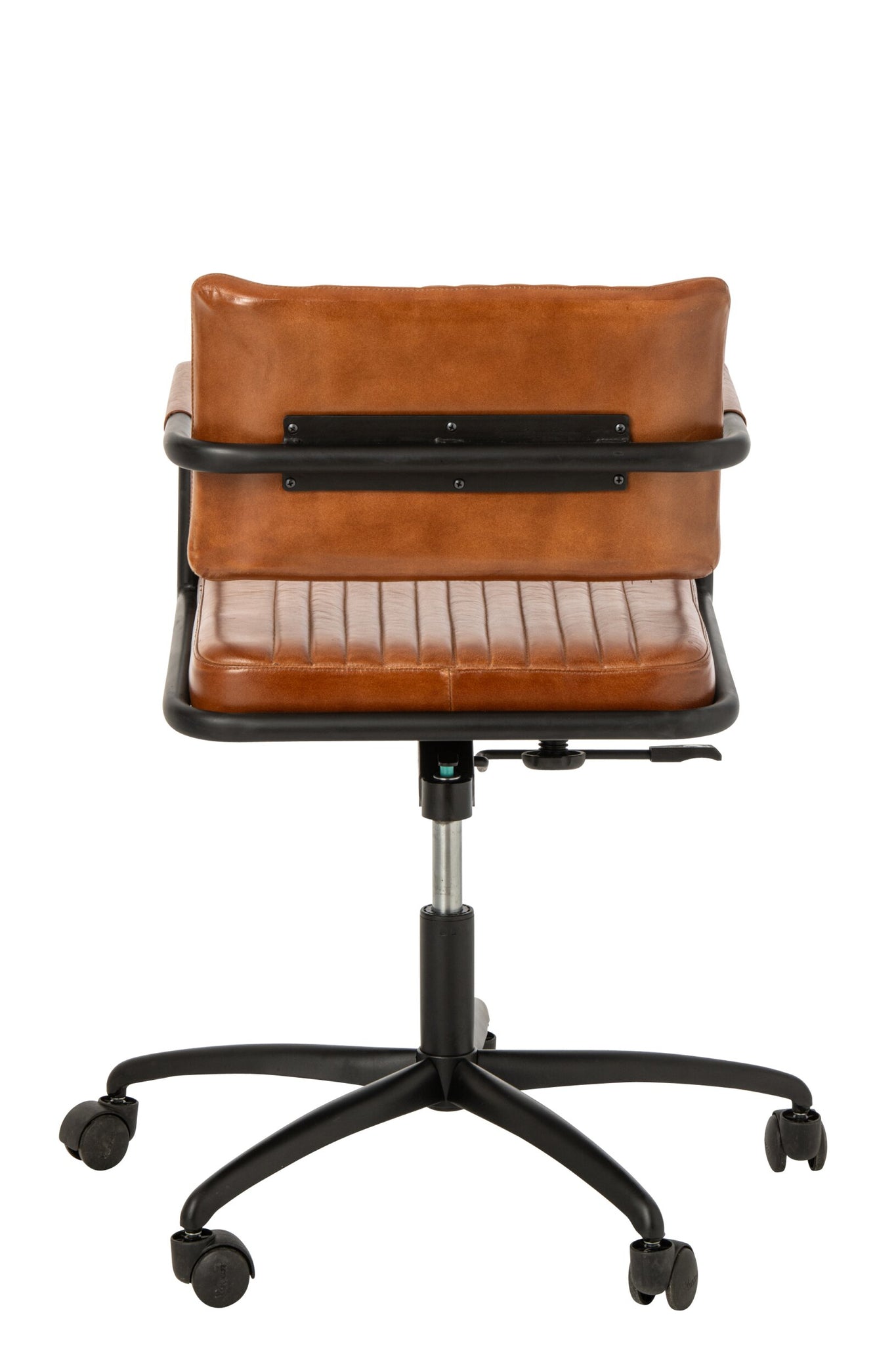 J-LINE BUREAUSTOEL LEER CAMEL